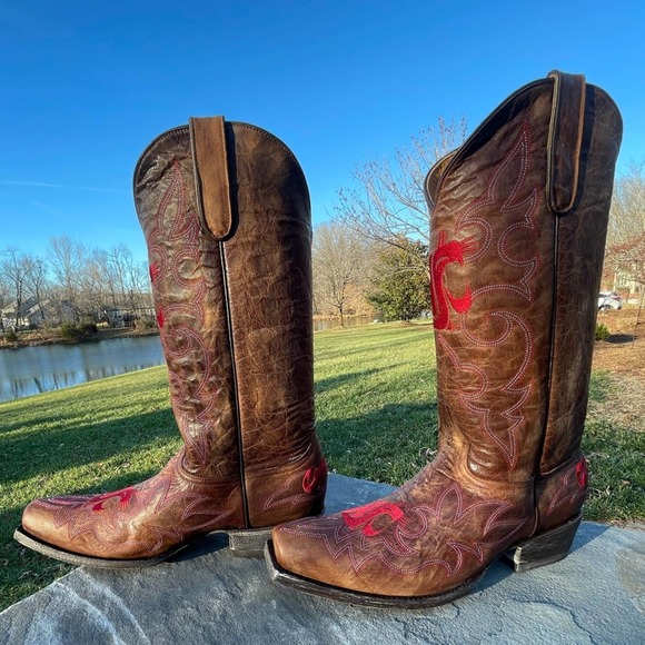 Washington State Cougars Gameday Boots Cowboy Boots - Picture 4 of 9